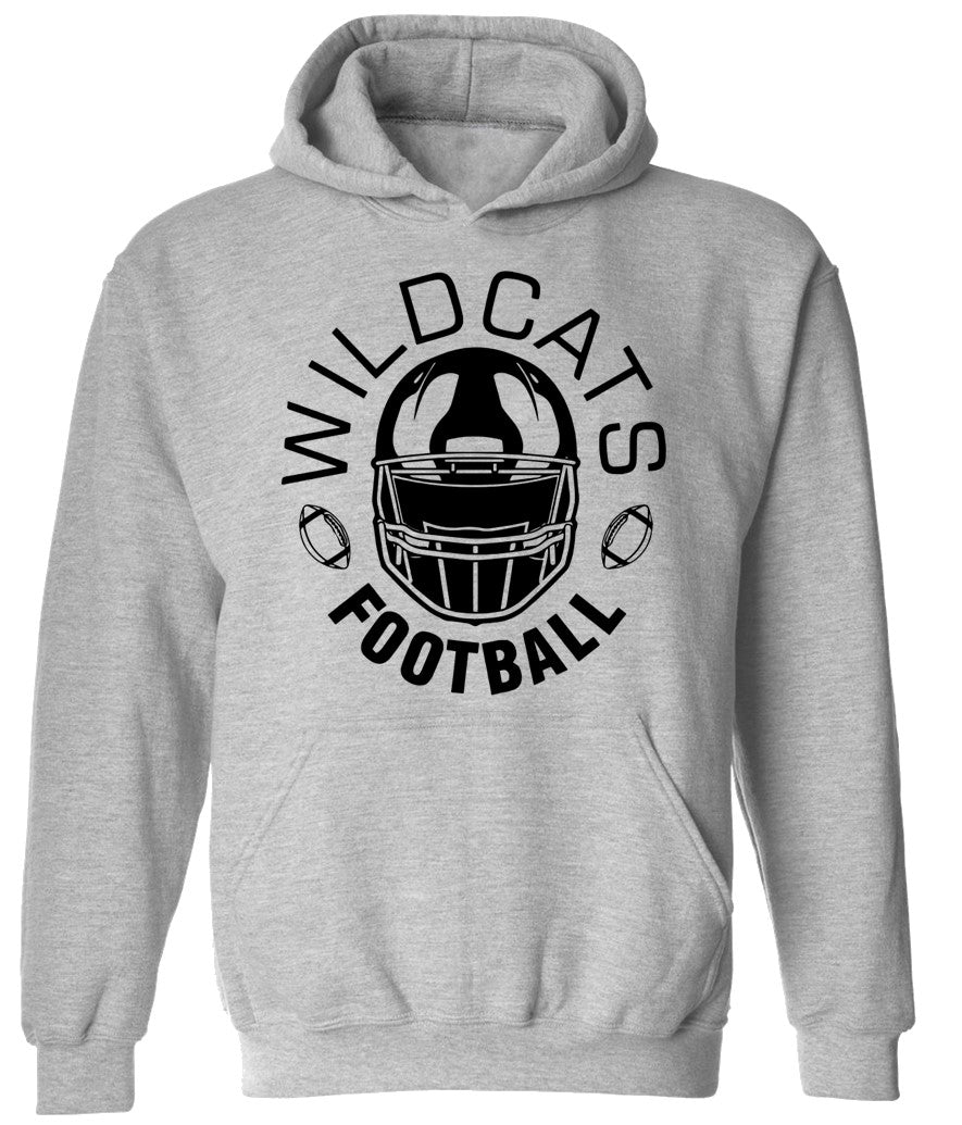 Galva Wildcats Football on Grey - Several Styles to Choose From!