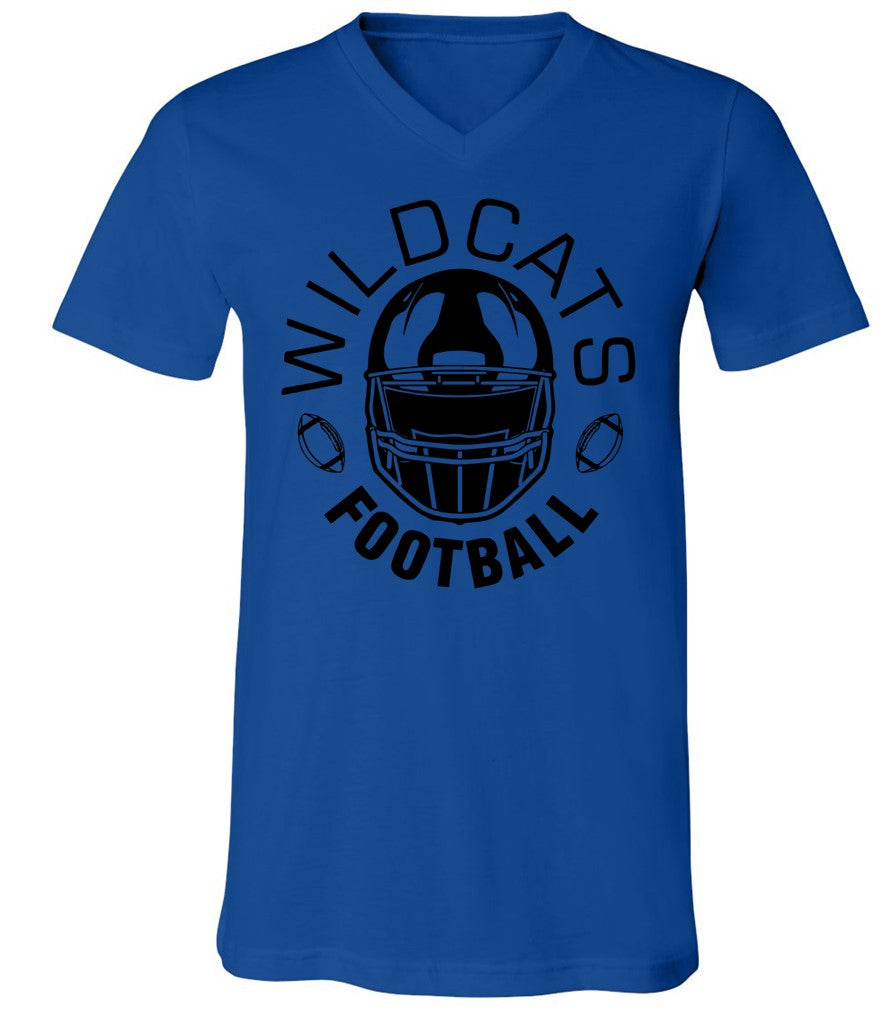 Galva Wildcats Football on Blue - Several Styles to Choose From!