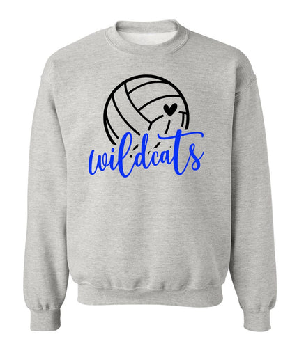 Galva Wildcats Volleyball on Grey - Several Styles to Choose From!