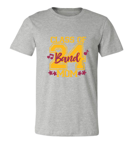 R/W - Senior Band Mom on Grey - Several Styles to Choose From!