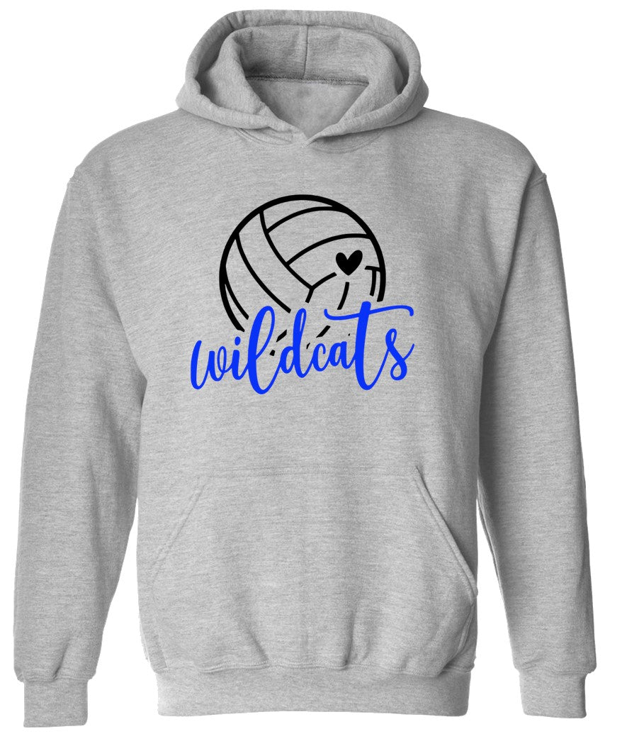 Galva Wildcats Volleyball on Grey - Several Styles to Choose From!