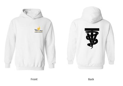 Black Hawk Veterinary Technology with a Pocket Logo / VT design on back on White - Several Styles to Choose From!
