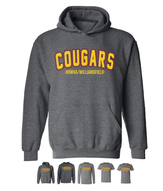 Cougars on Deep Heather - Several Styles to Choose From!