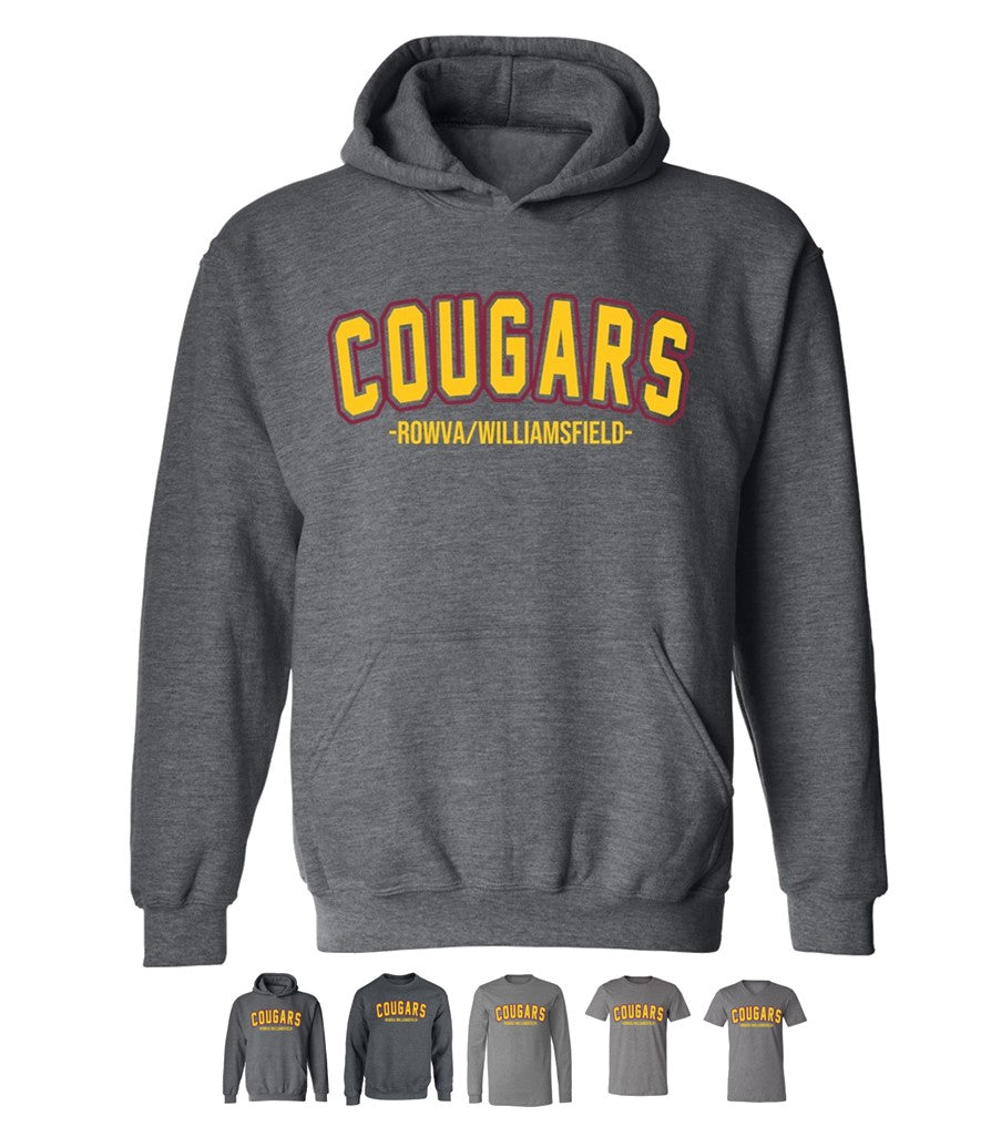 Cougars on Deep Heather - Several Styles to Choose From!