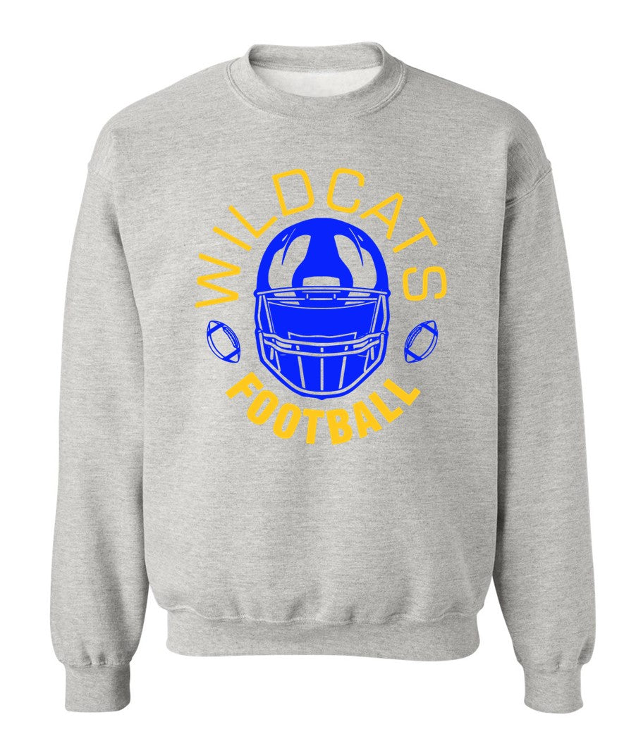 Galva Wildcats Football on Grey - Several Styles to Choose From!