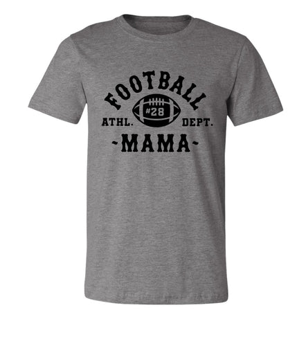 Football Mama on Deep Heather - Several Styles to Choose From!