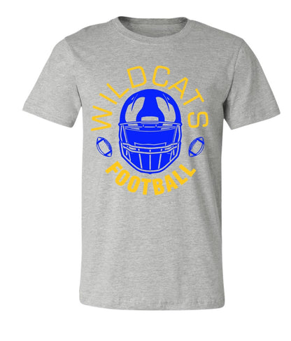 Galva Wildcats Football on Grey - Several Styles to Choose From!