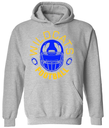 Galva Wildcats Football on Grey - Several Styles to Choose From!