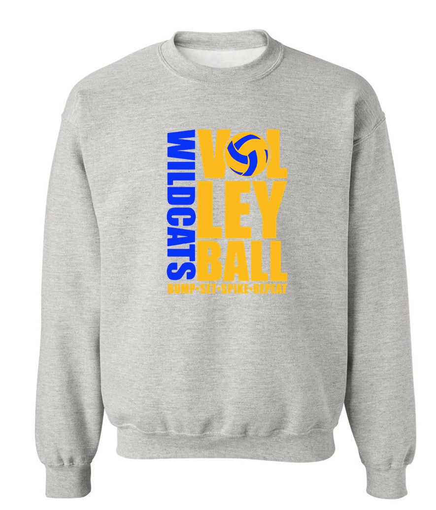 Galva Wildcats Volleyball on Grey - Several Styles to Choose From!