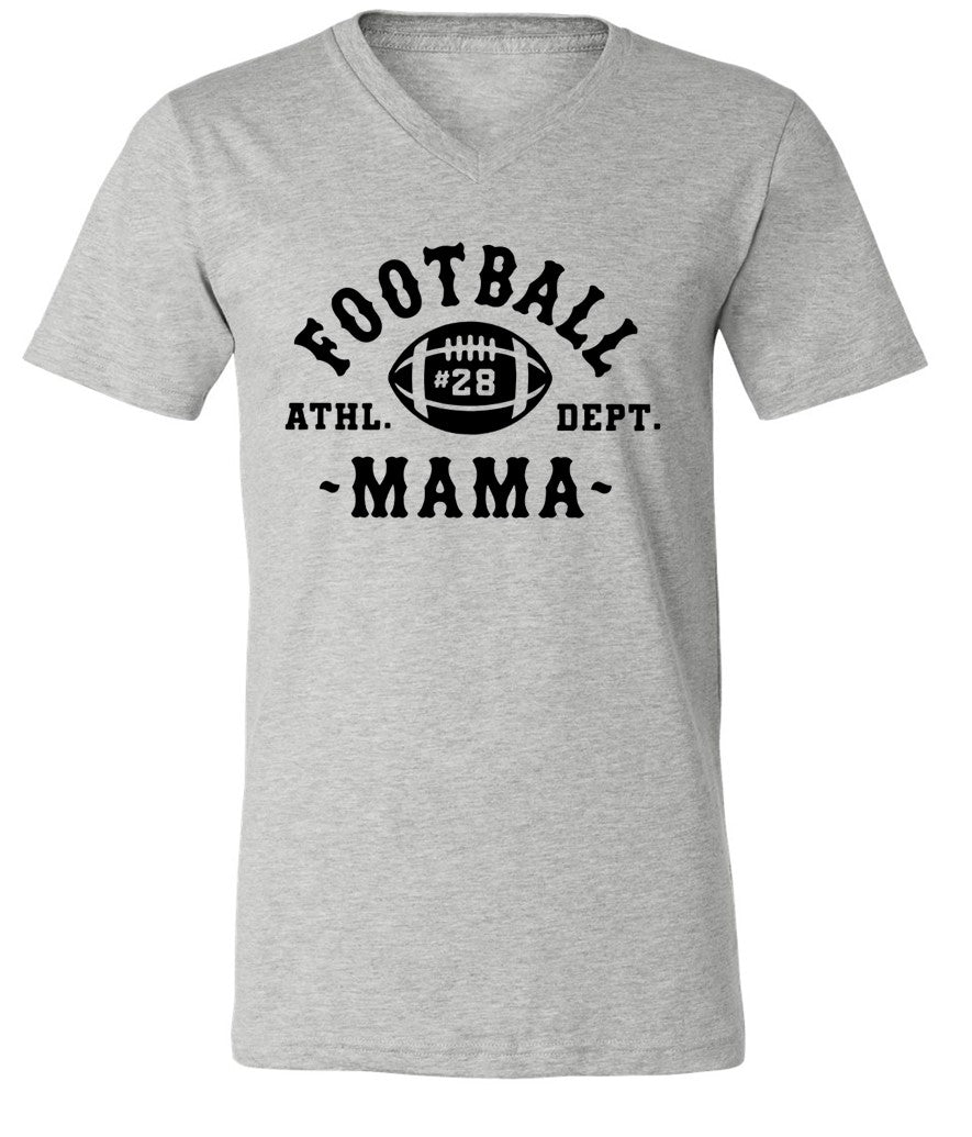 Football Mama on Grey - Several Styles to Choose From!