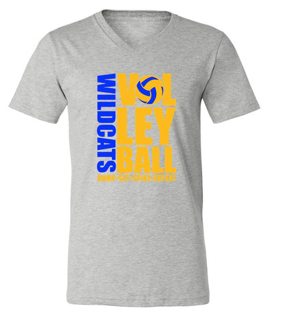 Galva Wildcats Volleyball on Grey - Several Styles to Choose From!