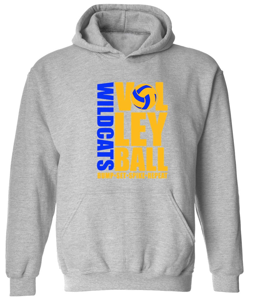 Galva Wildcats Volleyball on Grey - Several Styles to Choose From!