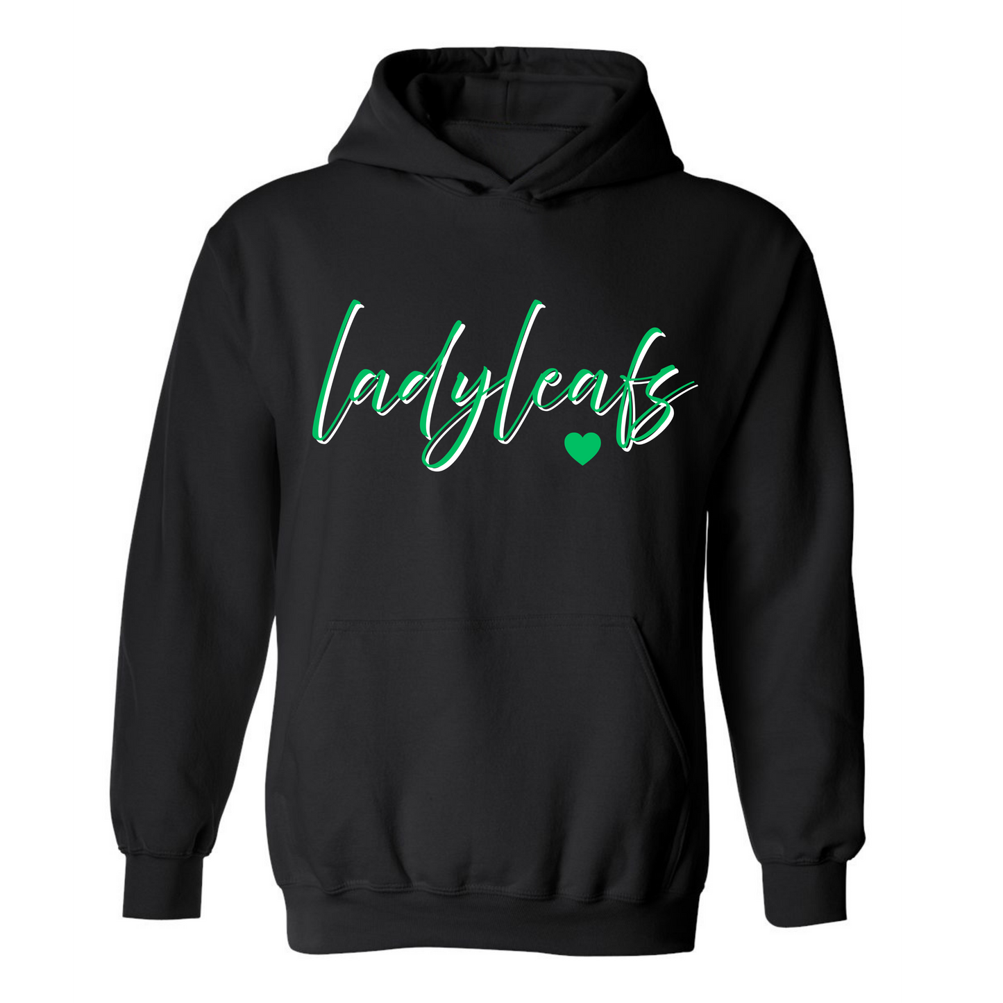 Lady Leafs Script on Black- Several Styles to Choose From!