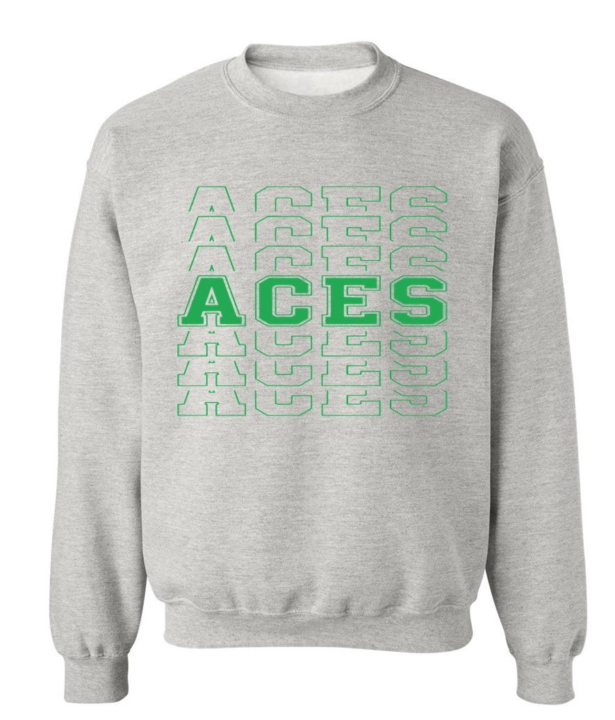 Aces Repeat on Grey - Several Styles to Choose From!