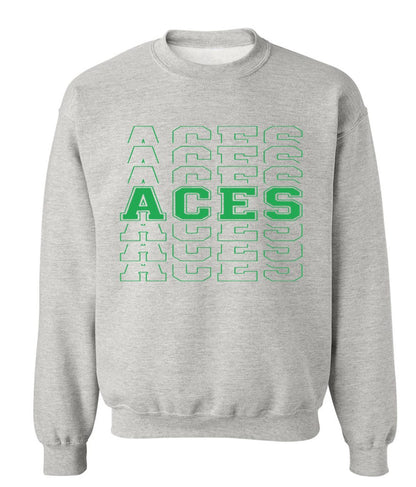 Aces Repeat on Grey - Several Styles to Choose From!