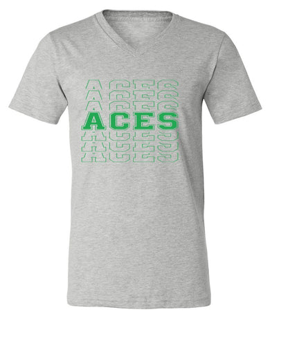 Aces Repeat on Grey - Several Styles to Choose From!