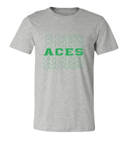 Aces Repeat on Grey - Several Styles to Choose From!