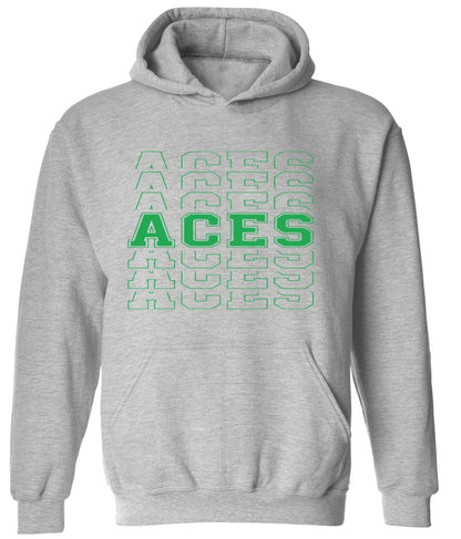 Aces Repeat on Grey - Several Styles to Choose From!