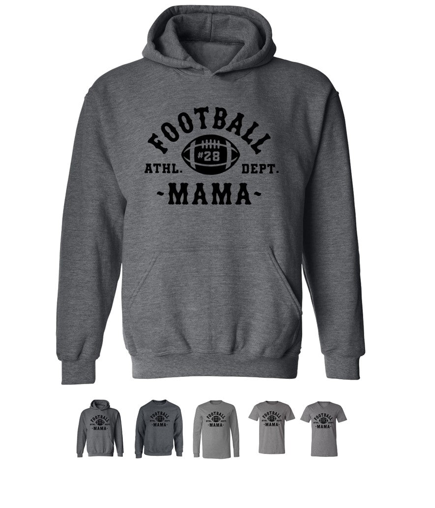 Football Mama on Deep Heather - Several Styles to Choose From!