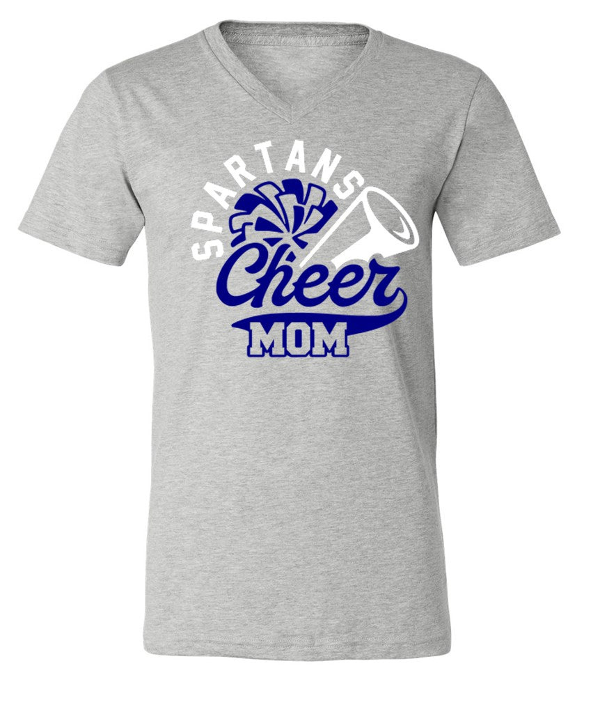 Spartans Cheer Mom on Grey - Several Styles to Choose From!