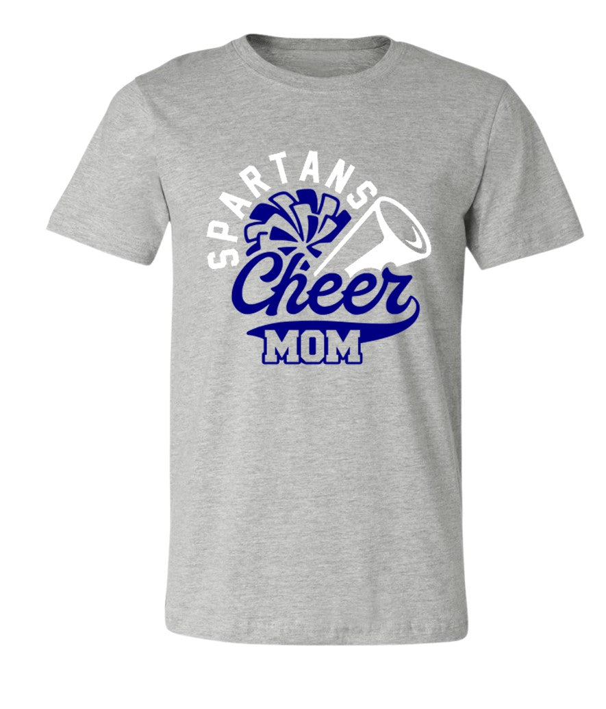 Spartans Cheer Mom on Grey - Several Styles to Choose From!