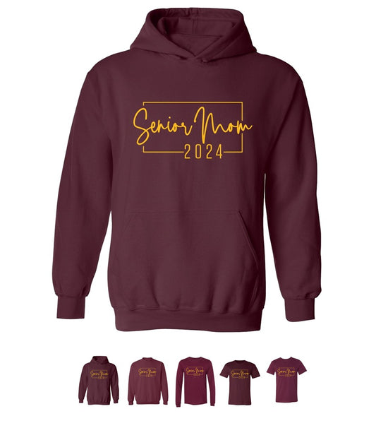 R/W - Senior Mom on Maroon- Several Styles to Choose From!