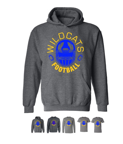 Wildcats Football on Deep Heather - Several Styles to Choose From!