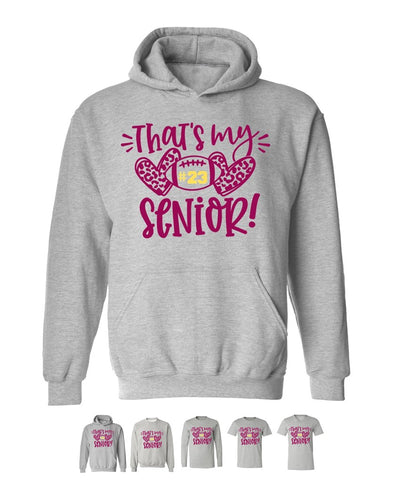 R/W - That's my Senior on Grey - Several Styles to Choose From!