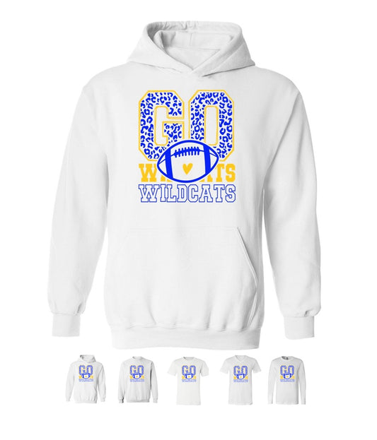 Galva Wildcats Football on White - Several Styles to Choose From!