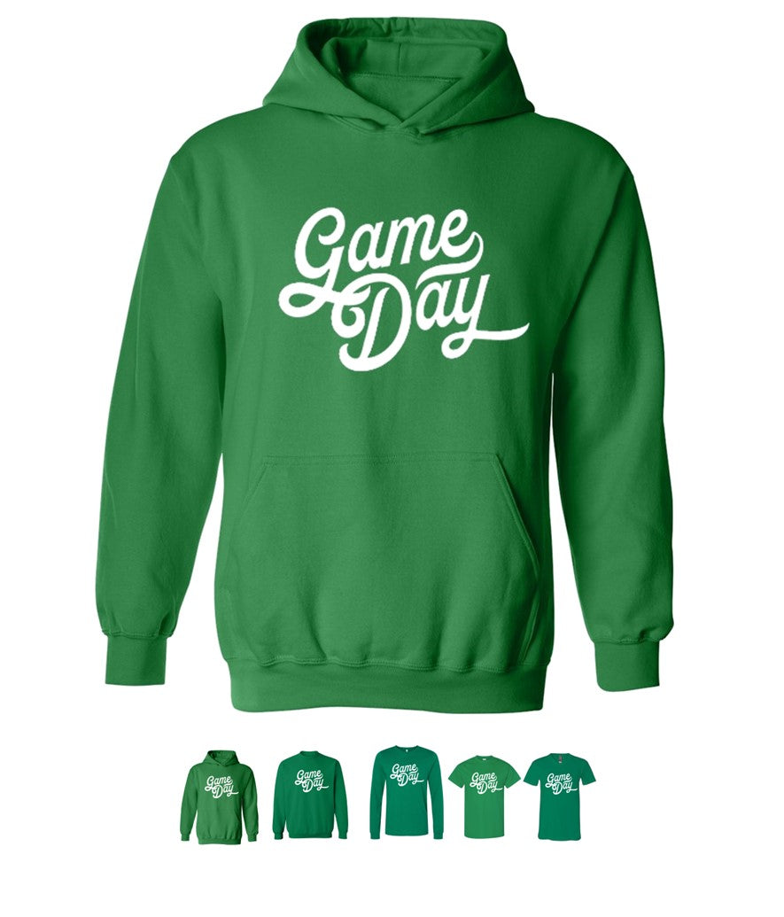 Game Day in White on Green - Several Styles to Choose From!