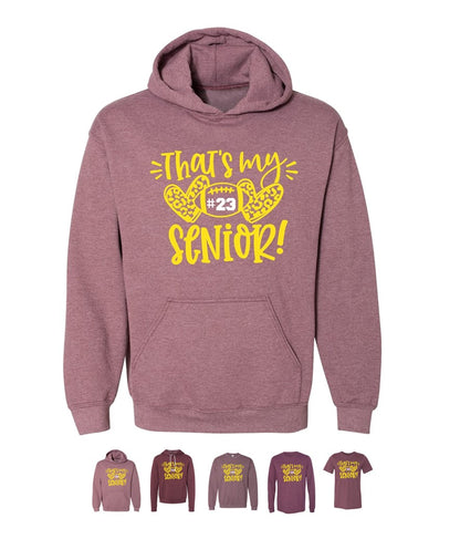 R/W - That's my Senior on Heather Maroon - Several Styles to Choose From!