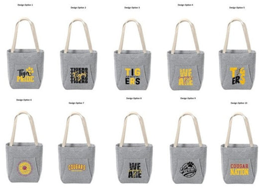 Core Fleece Sweatshirt Tote - Several Designs to Choose From!