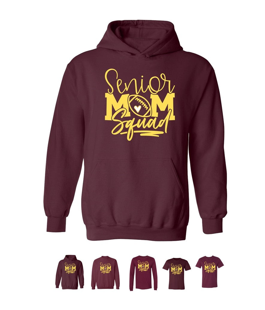 R/W - Senior Mom Squad on Maroon- Several Styles to Choose From!