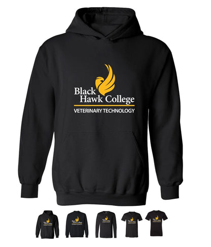 Black Hawk Veterinary Technology on Black - Several Styles to Choose From!