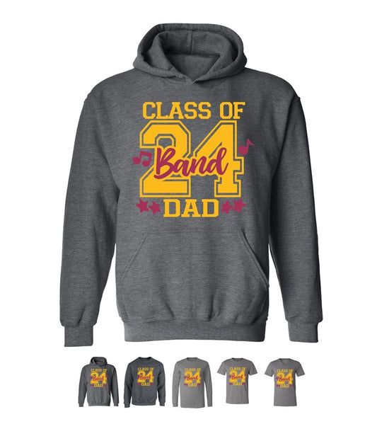 R/W - Senior Dad Band on Deep Heather - Several Styles to Choose From!