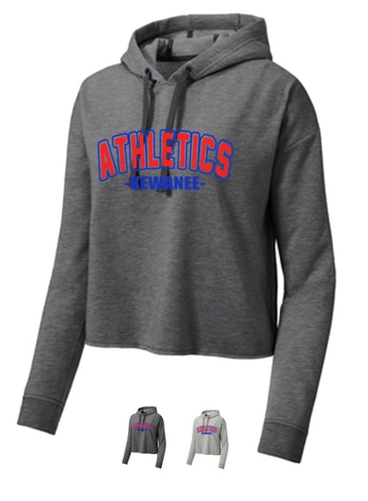 Kewanee A's - Crop Hooded Pullover