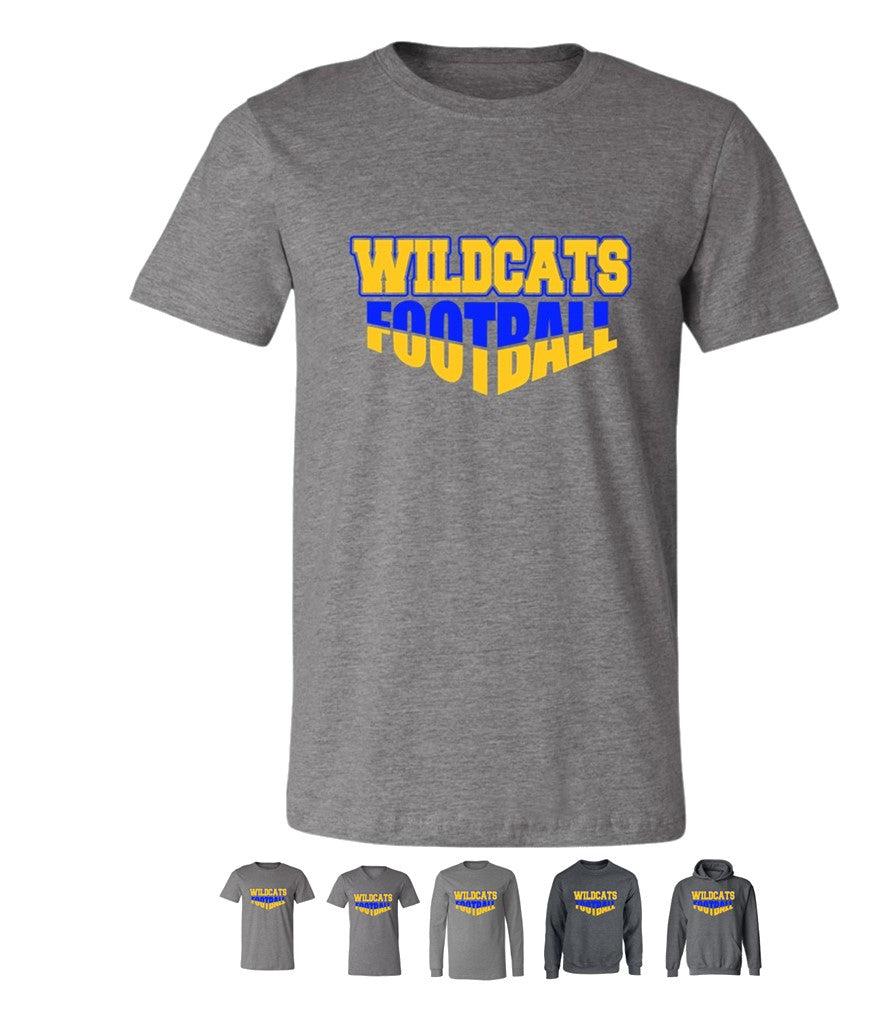 Wildcats Football on Deep Heather - Several Styles to Choose From!