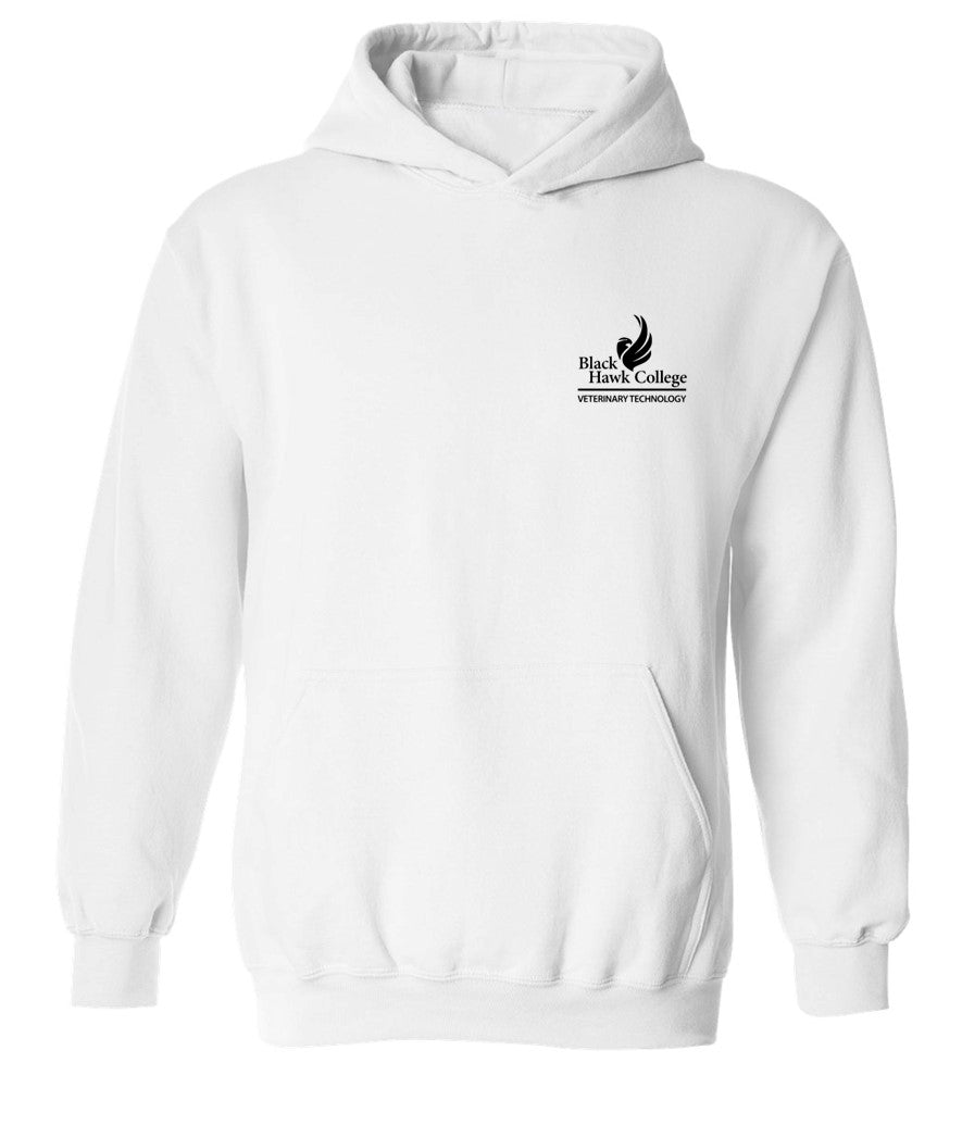 Black Hawk Veterinary Technolgy in Black on White - Several Styles to Choose From!