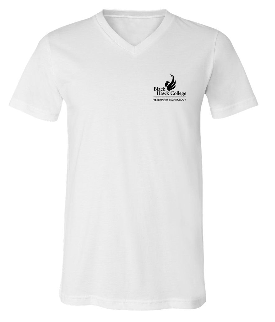 Black Hawk Veterinary Technolgy in Black on White - Several Styles to Choose From!