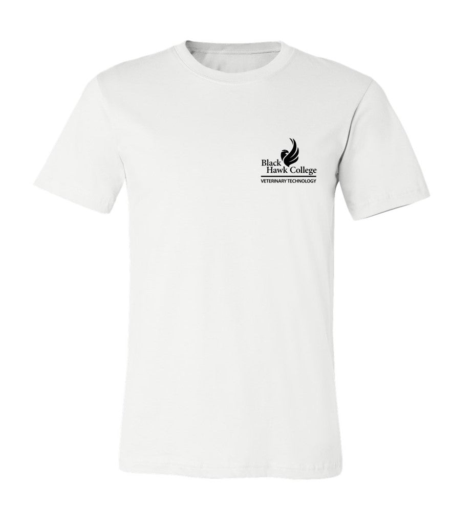 Black Hawk Veterinary Technolgy in Black on White - Several Styles to Choose From!