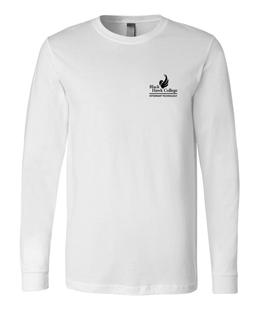 Black Hawk Veterinary Technolgy in Black on White - Several Styles to Choose From!