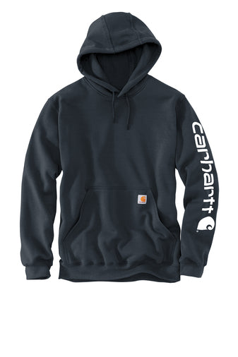 Carhartt® Midweight Hooded Logo Sweatshirt - New Navy