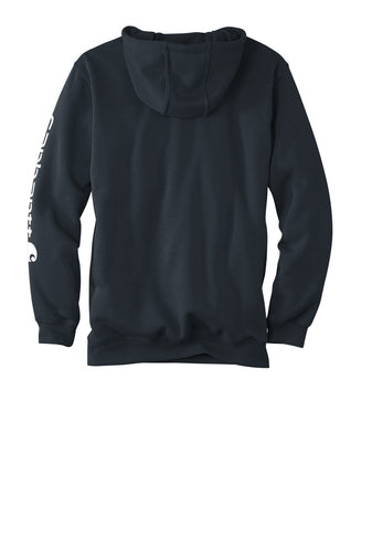 Carhartt® Midweight Hooded Logo Sweatshirt - New Navy