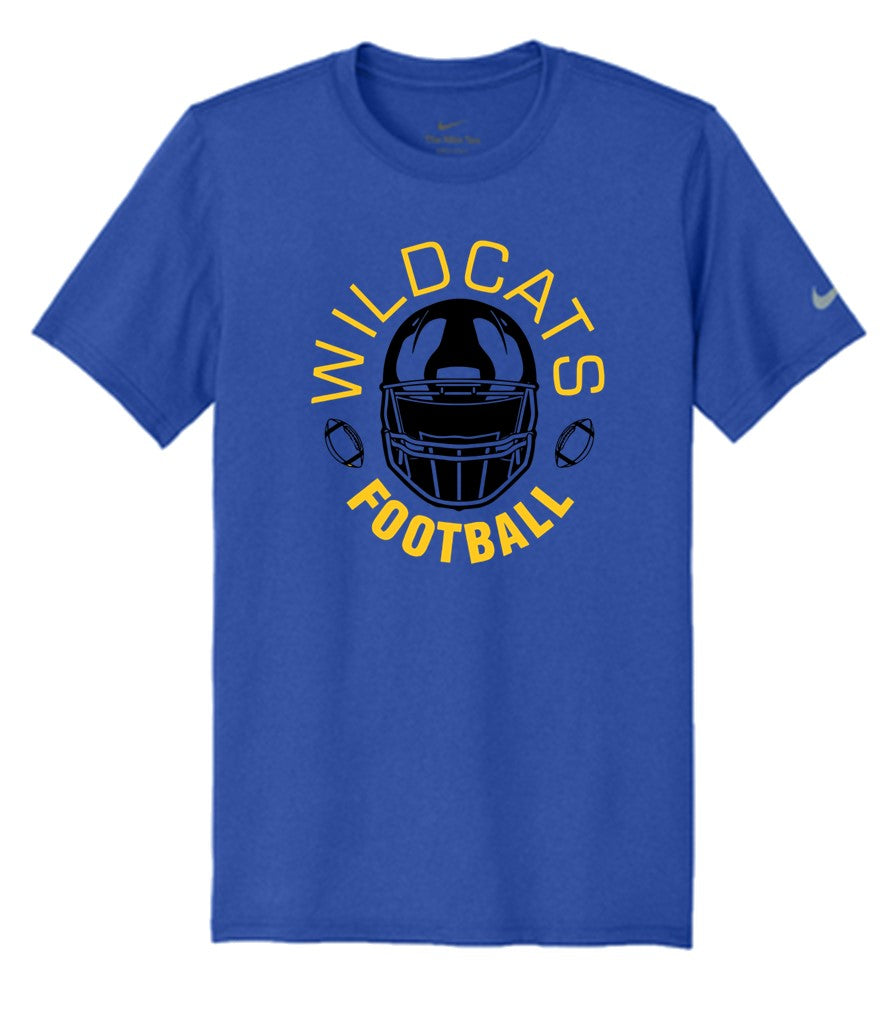 Galva Wildcats Football - Nike Swoosh Sleeve rLegend Tee