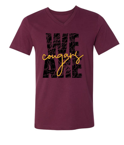 We are Cougars on Maroon- Several Styles to Choose From!