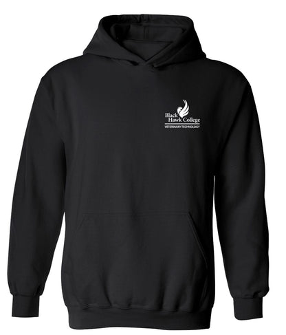 Black Hawk Veterinary Technolgy in White on Black - Several Styles to Choose From!