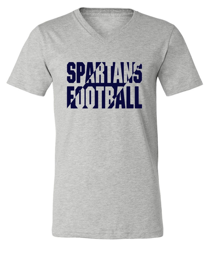 Spartans Football on Grey - Several Styles to Choose From!