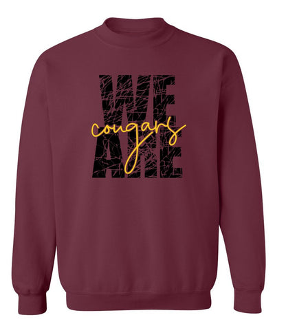 We are Cougars on Maroon- Several Styles to Choose From!