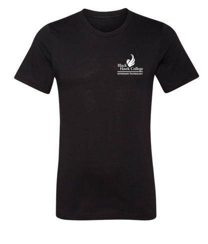 Black Hawk Veterinary Technolgy in White on Black - Several Styles to Choose From!
