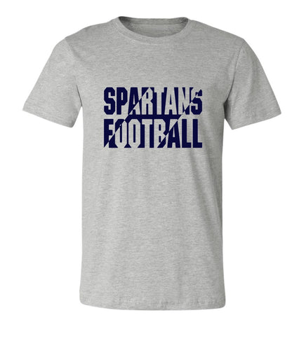 Spartans Football on Grey - Several Styles to Choose From!